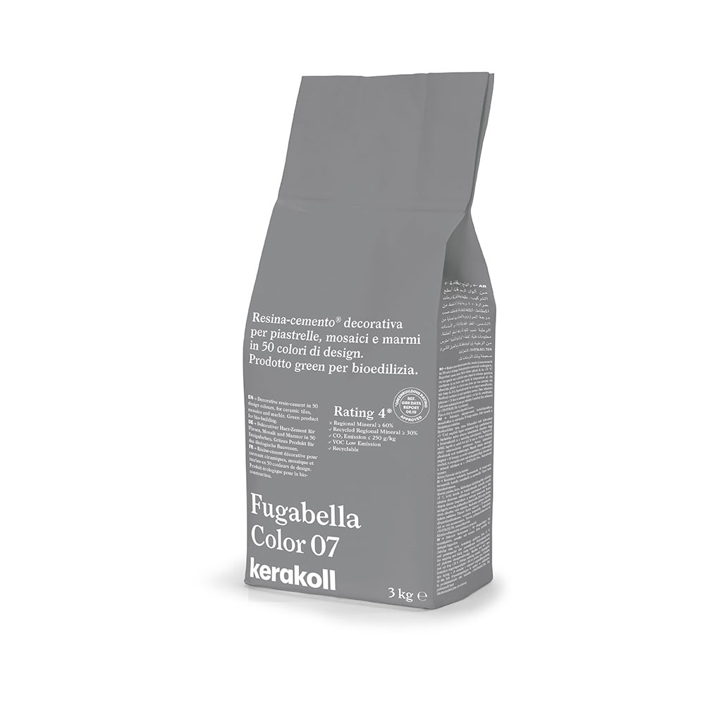 F3605ST07 SMJESA ZA ZAGLAĐIVANJE FUGABELLA COLOR boja 07 vreća od 3 kg 1 pakiranje = 24 kg art. 15540 Kerakoll