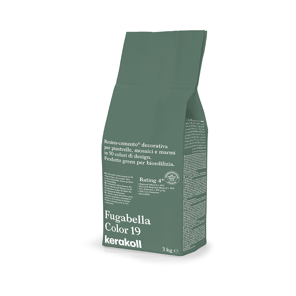 F3605ST19 SMJESA ZA ZAGLAĐIVANJE FUGABELLA COLOR boja 19 vreća od 3 kg 1 pakiranje = 24 kg art. 15566 Kerakoll