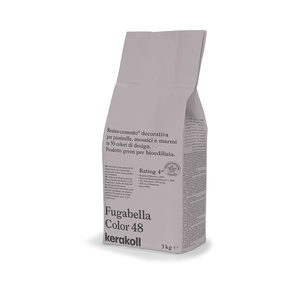 F3605ST48 SMJESA ZA ZAGLAĐIVANJE FUGABELLA COLOR boja 48 vreća od 3 kg 1 pakiranje = 24 kg art. 15626 Kerakoll