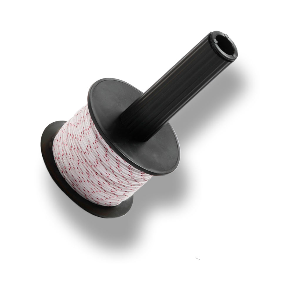 F37620007 GRAĐEVINSKA ŽICA od 100 m boja BIJELA/CRVENA Ø 1,5 s drškom personalizirana MECSTORE art. 292.20100 Antica Corderia